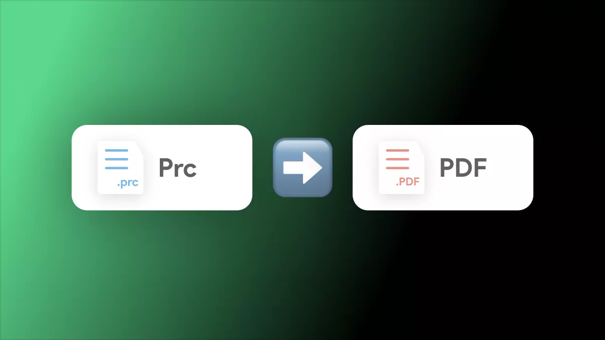 How to Convert PRC to PDF Format Online for Free