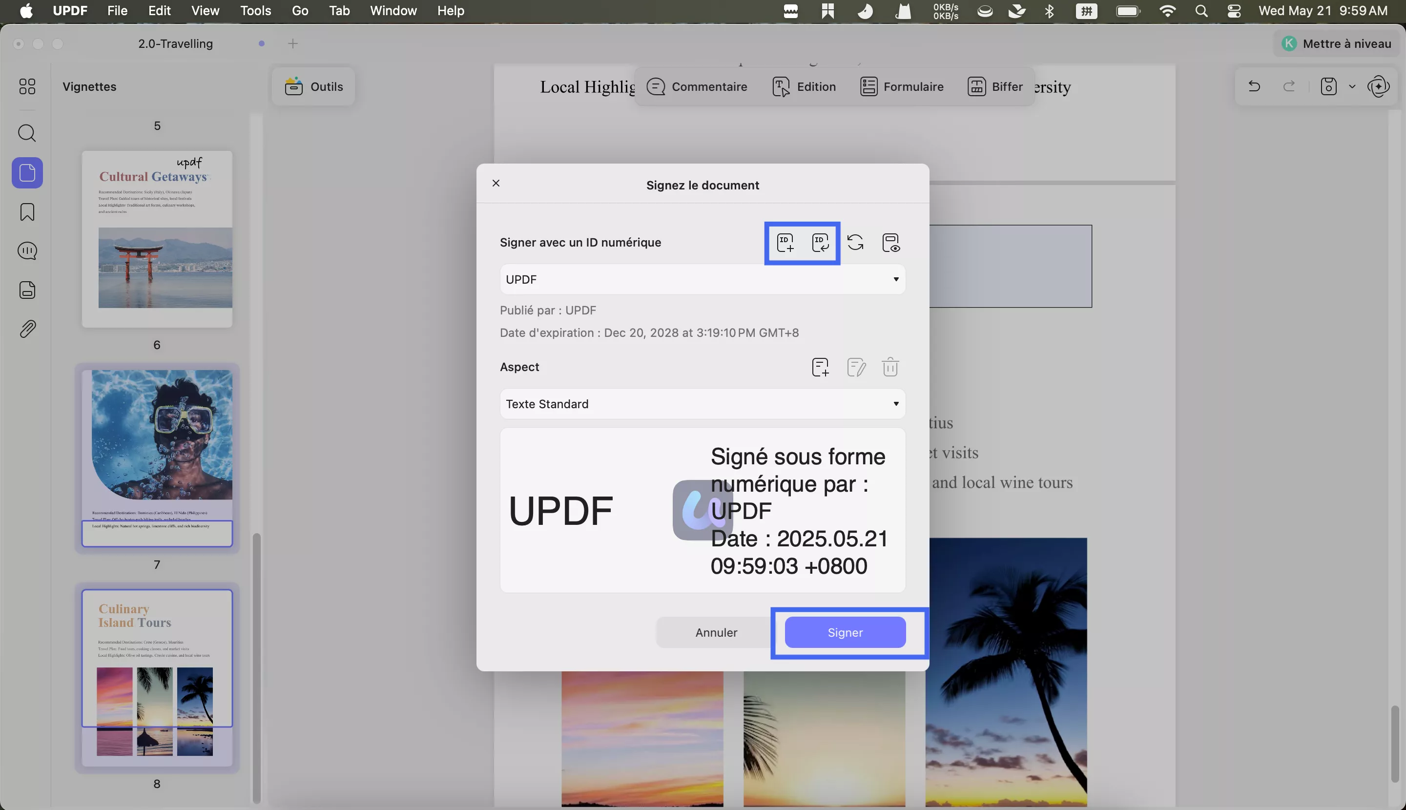 create or import digital id