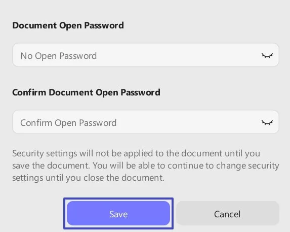 access open password on pdf updf windows 2