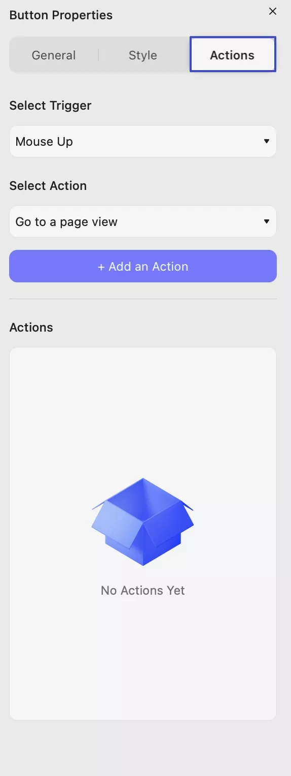 add action to button updf mac