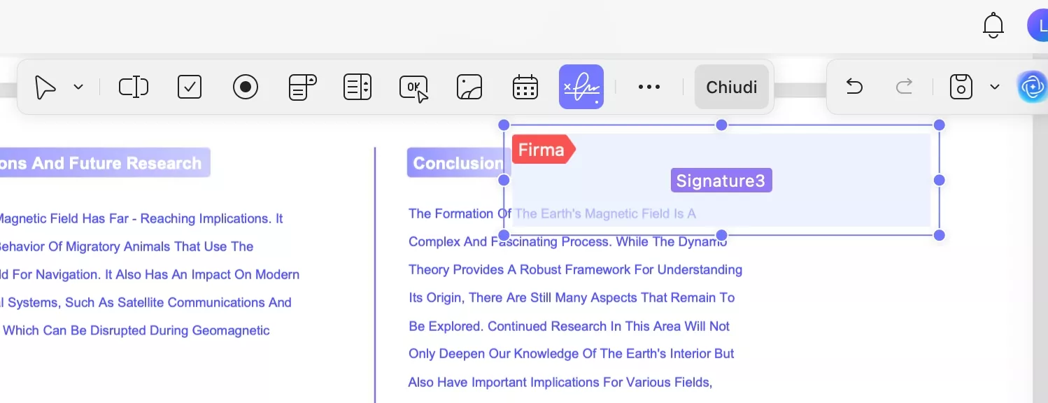 add digital signature