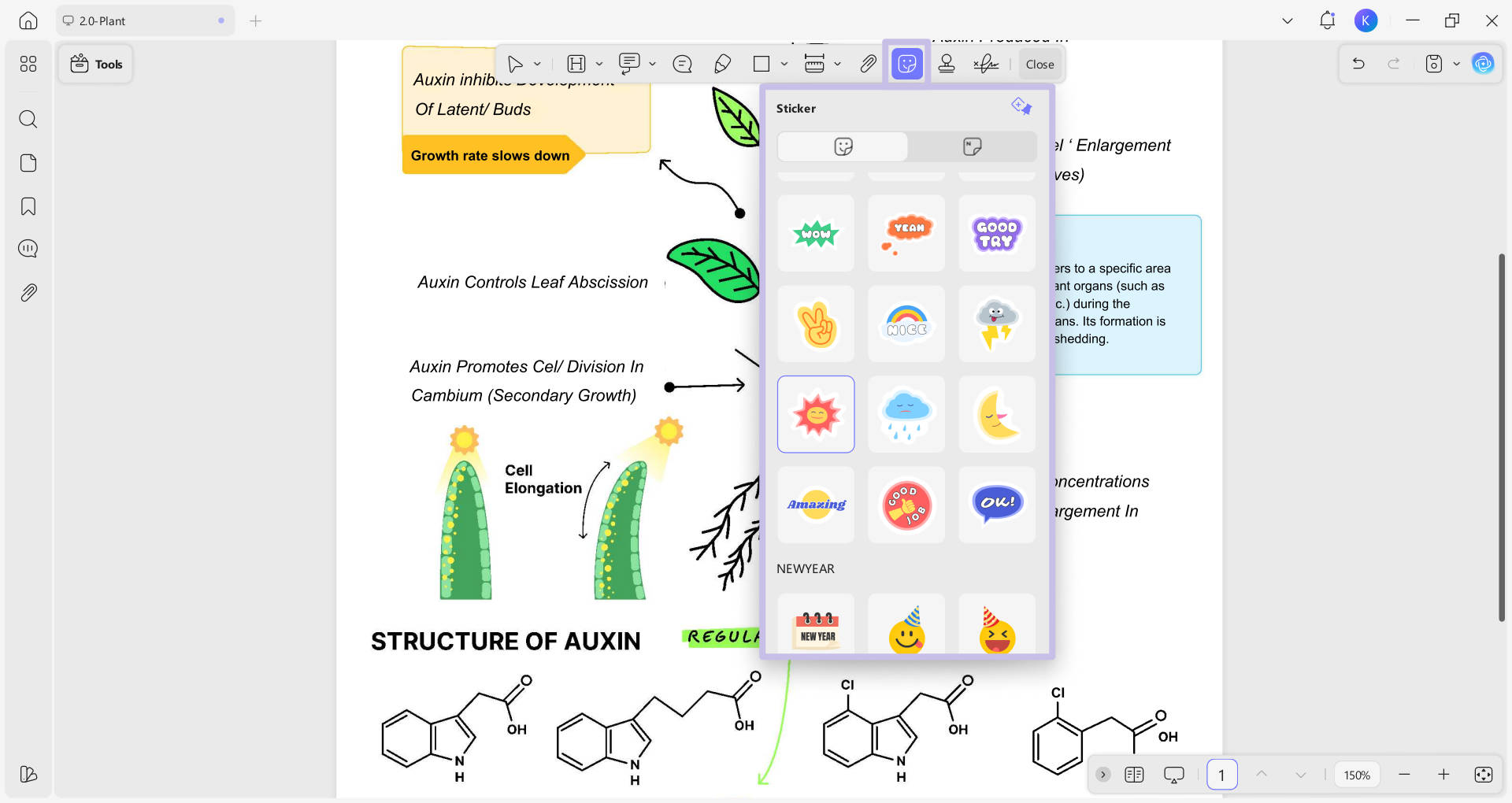 add stickers to pdf