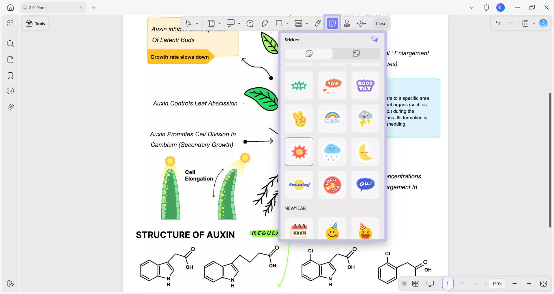 add stickers to pdf