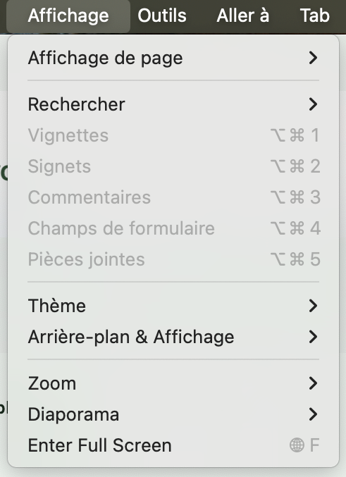 affichage
