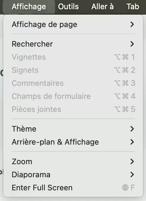affichage