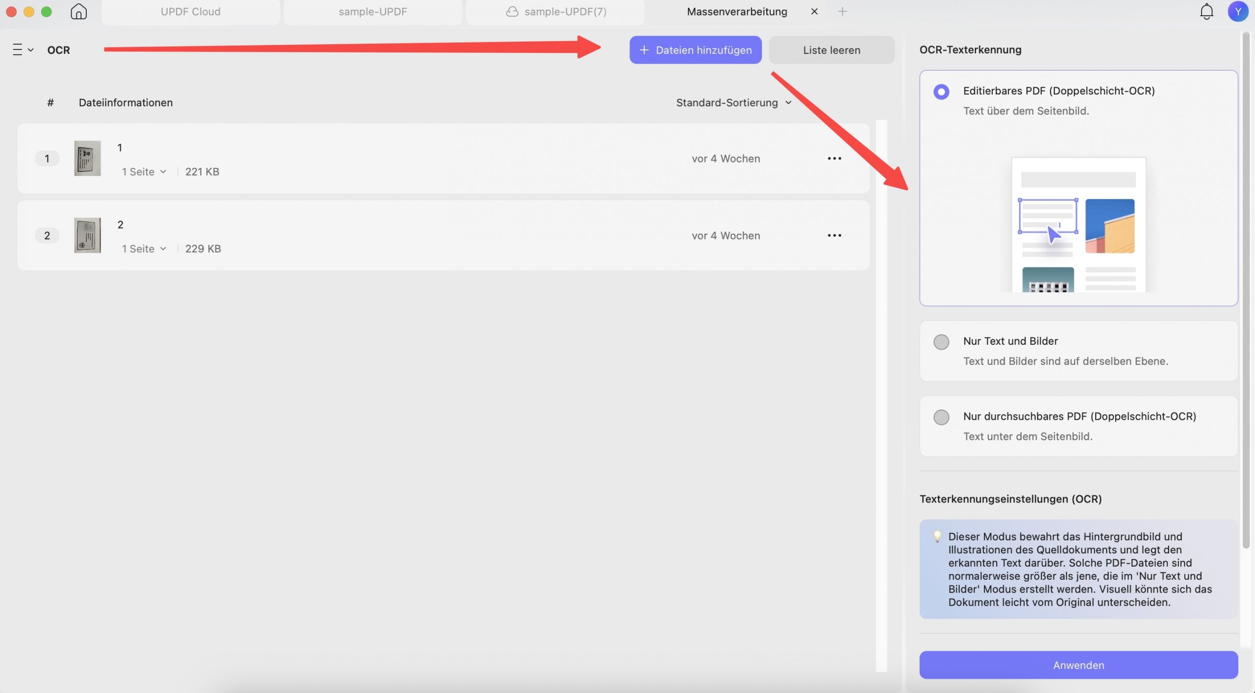 Batch-OCR-Update für Mac