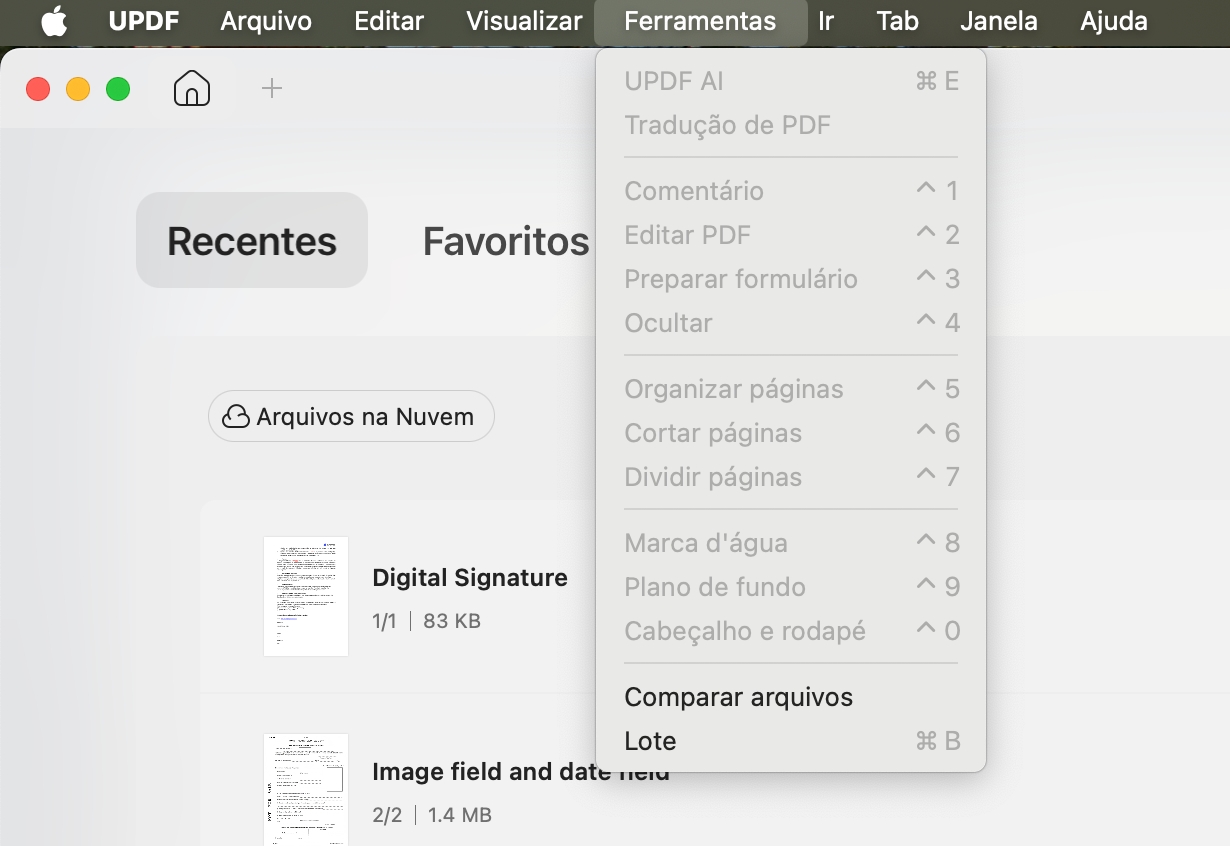 botão ferramentas