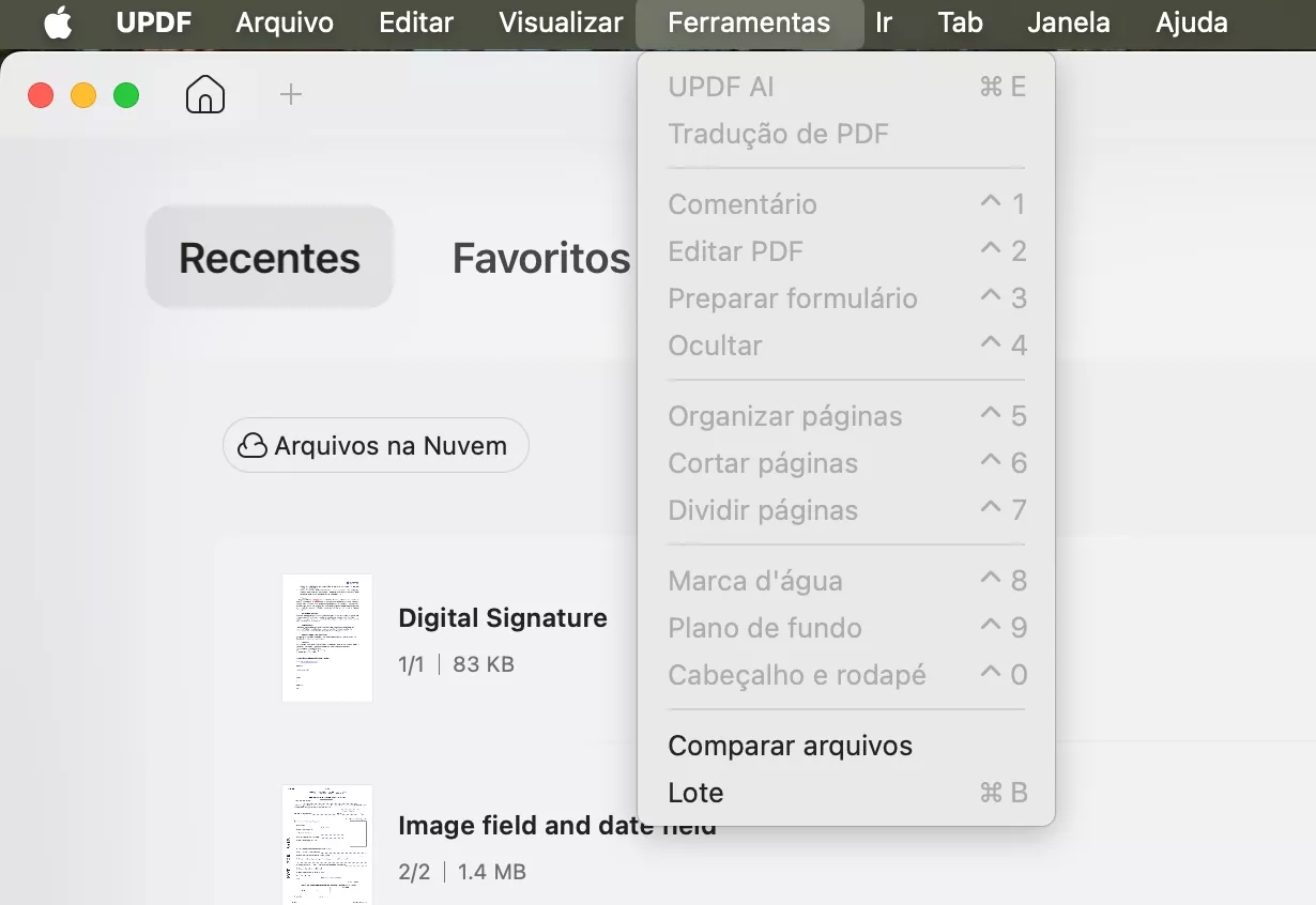 botão ferramentas