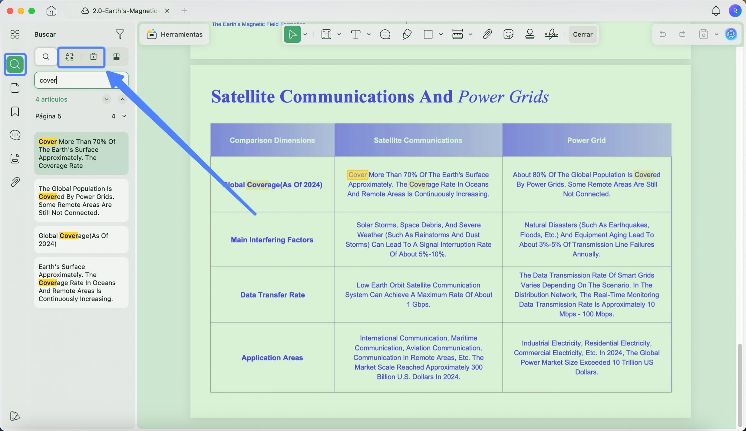 Find to replace and remove text in UPDF 2 Mac