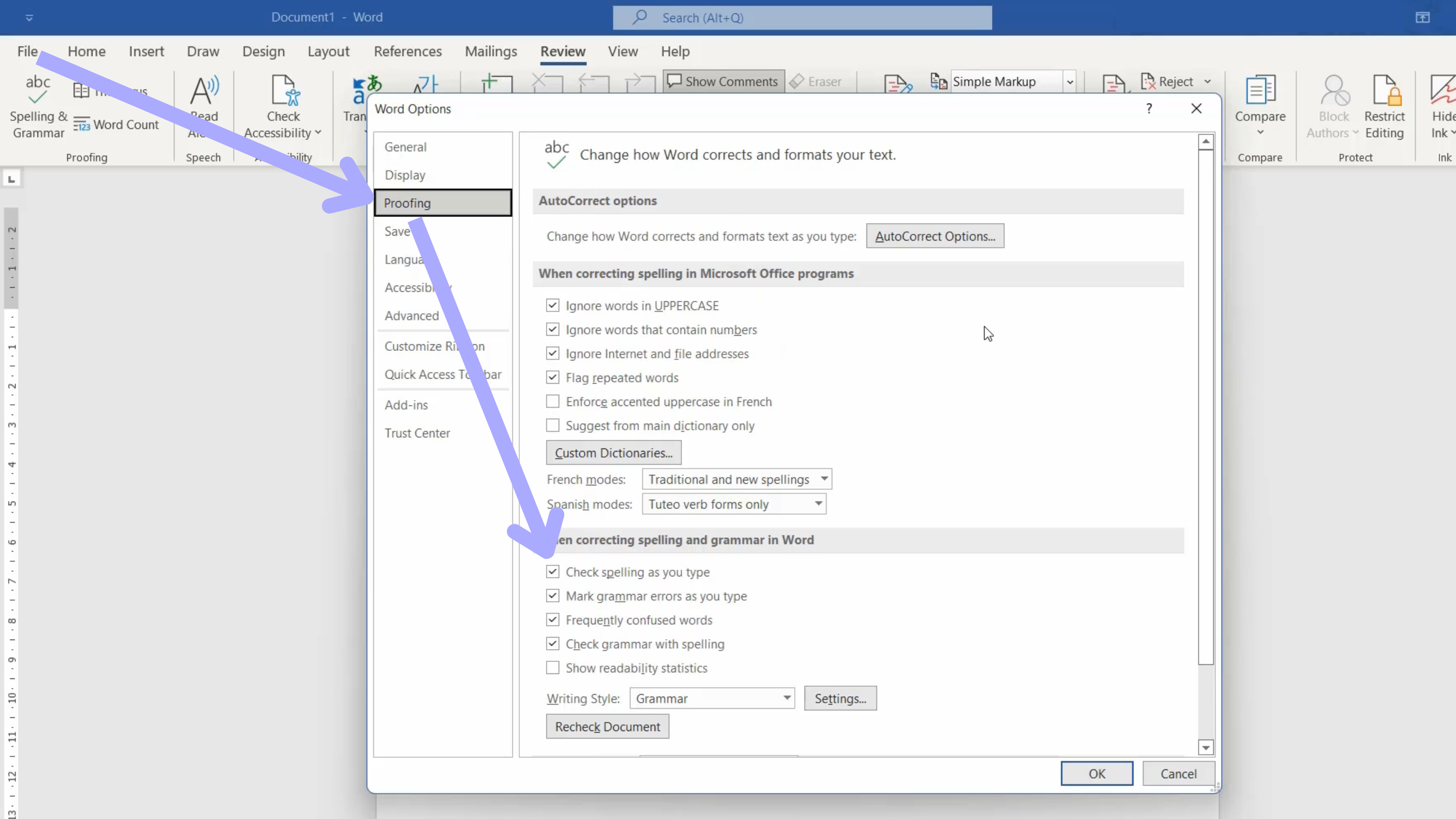 check spelling as you type updf windows