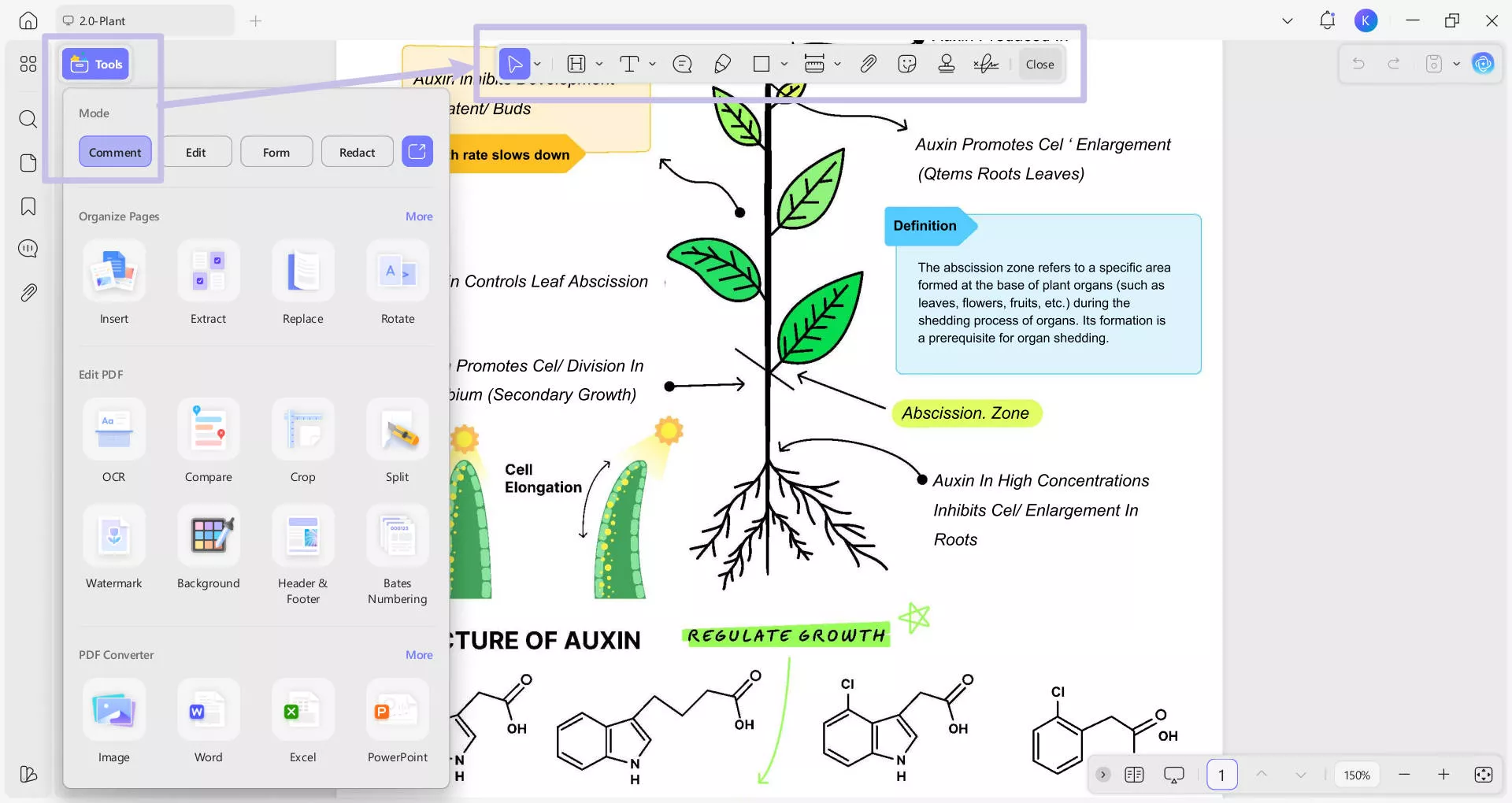 comment tools