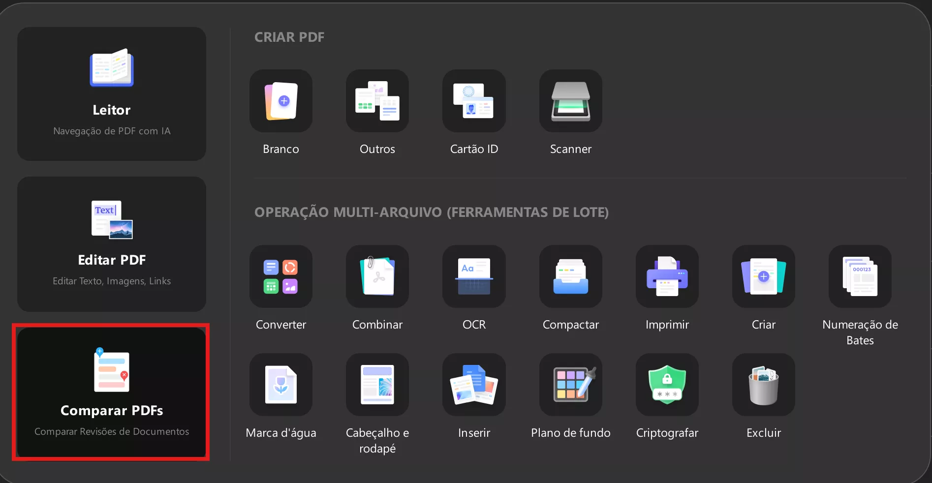 comparar updf windows