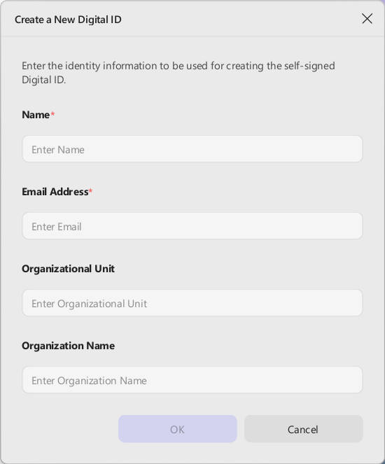 buat id digital baru di updf