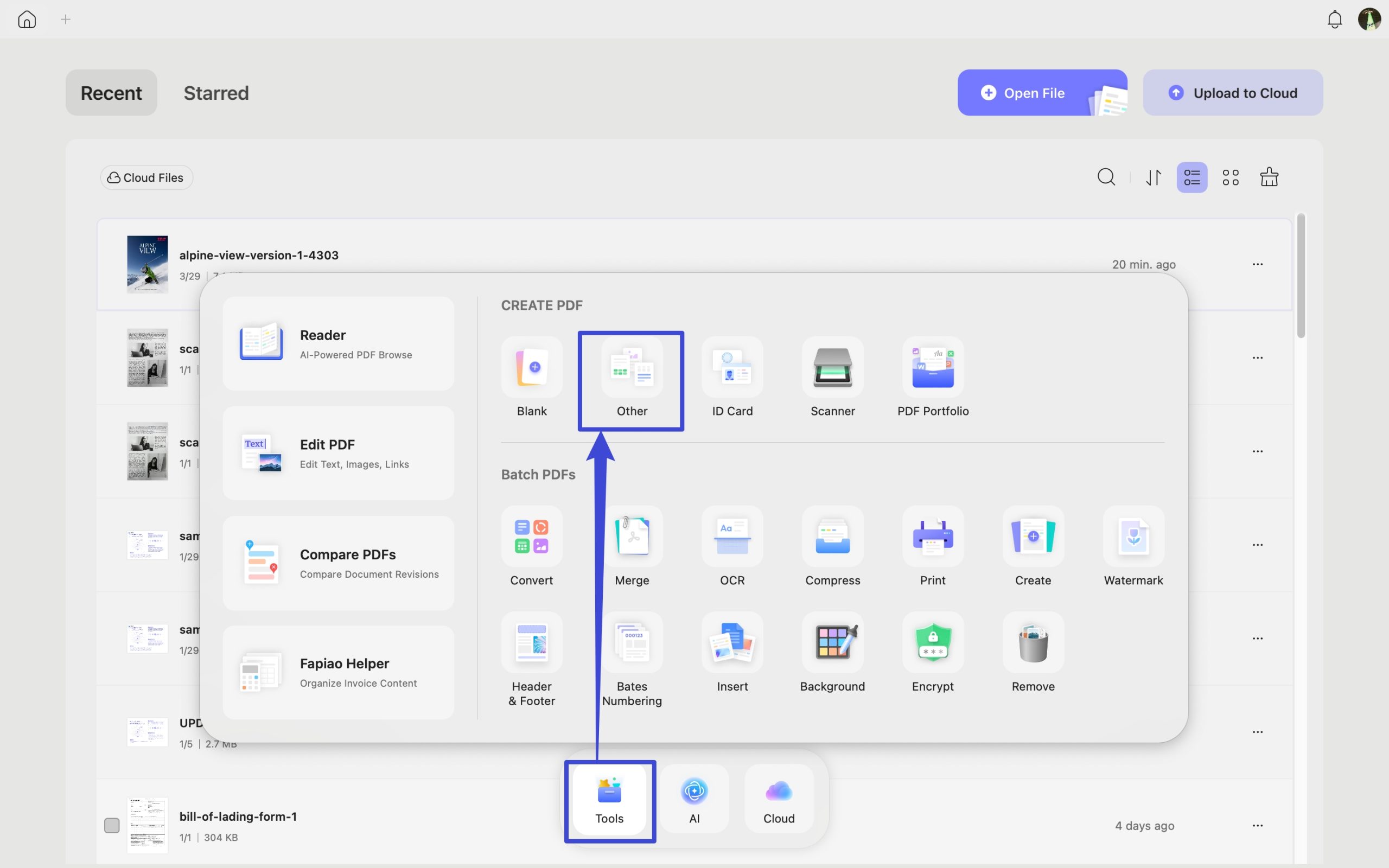 convert PNG to PDF