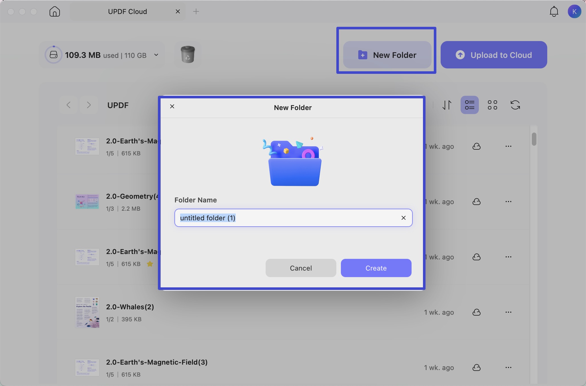 create new folder