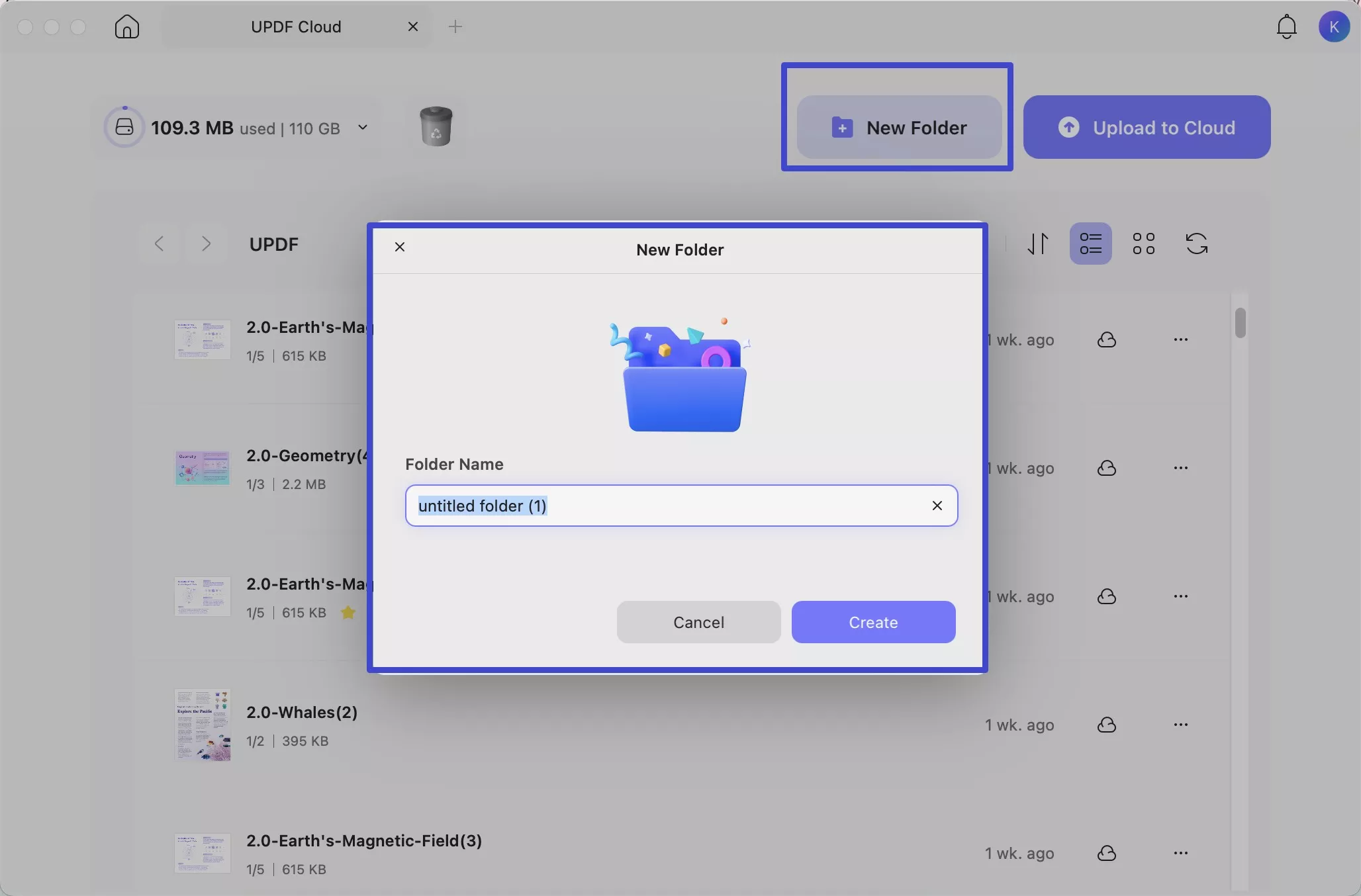 create new folder