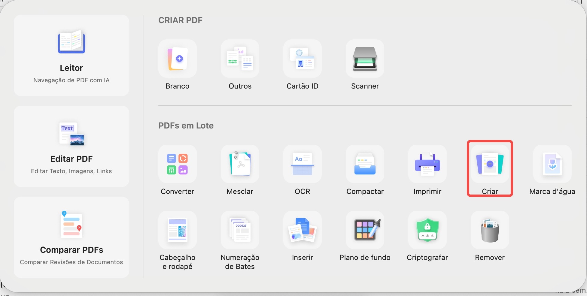 criar pdfs