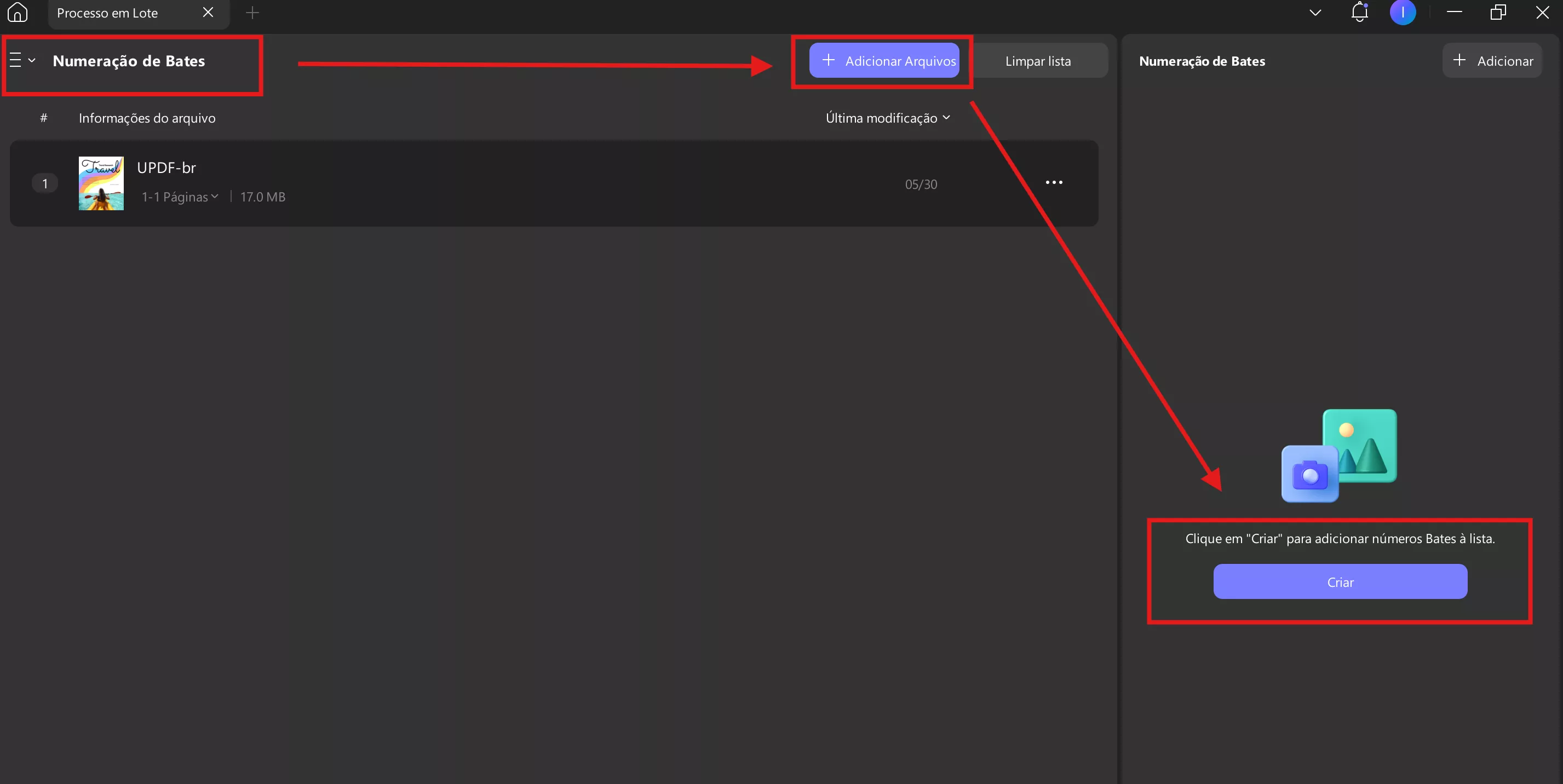 Personalize as configurações