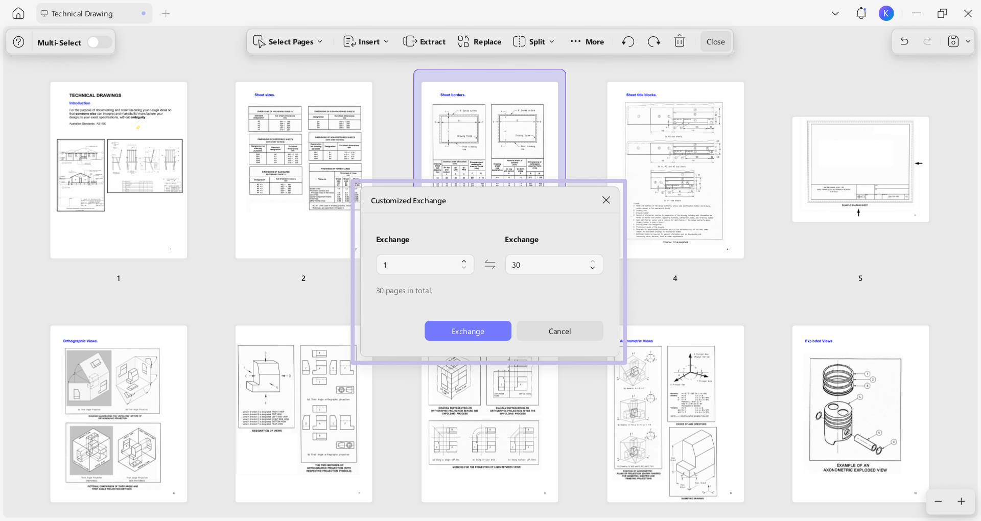 customize exchange