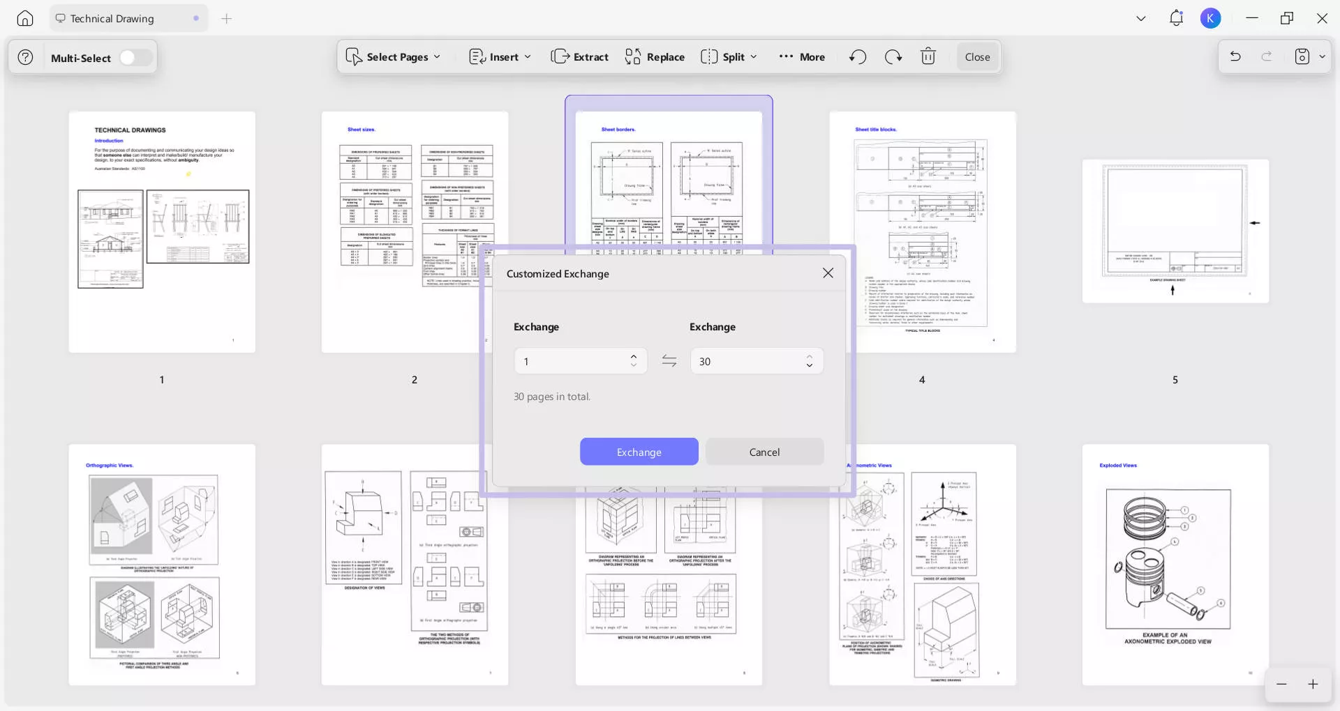 customize exchange