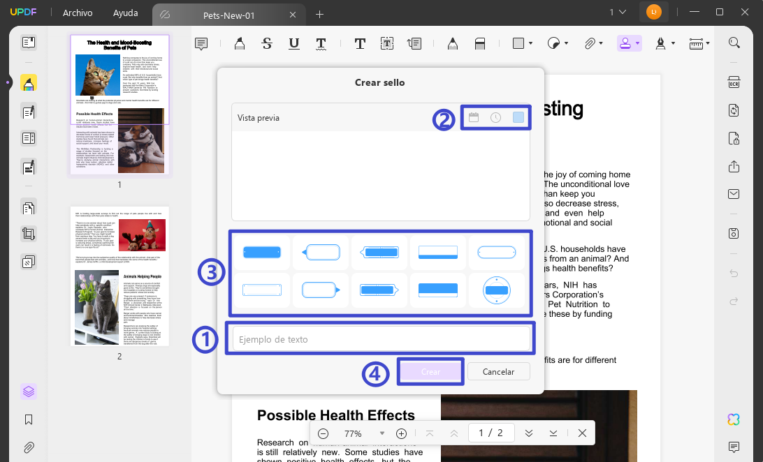 Cómo crear un sello en Adobe
