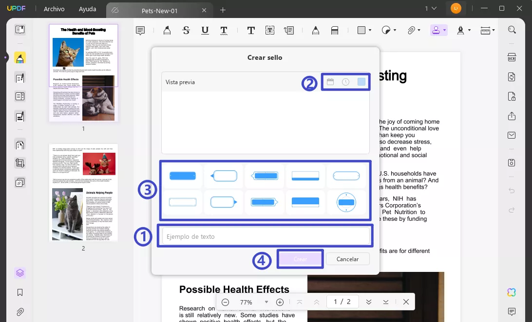 Cómo crear un sello en Adobe