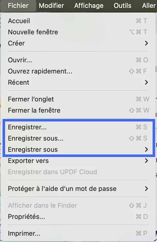 enregistrer