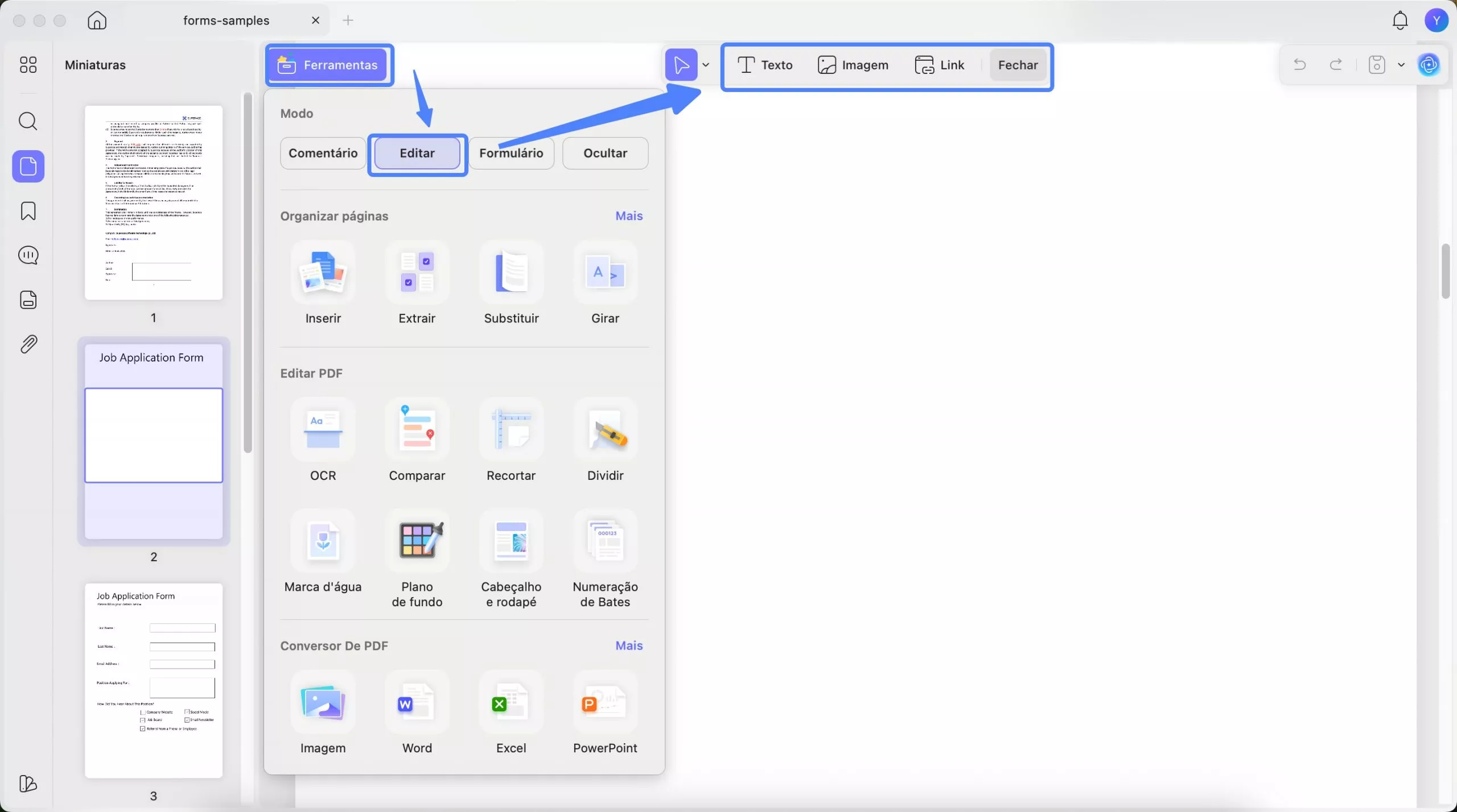 editar pdf