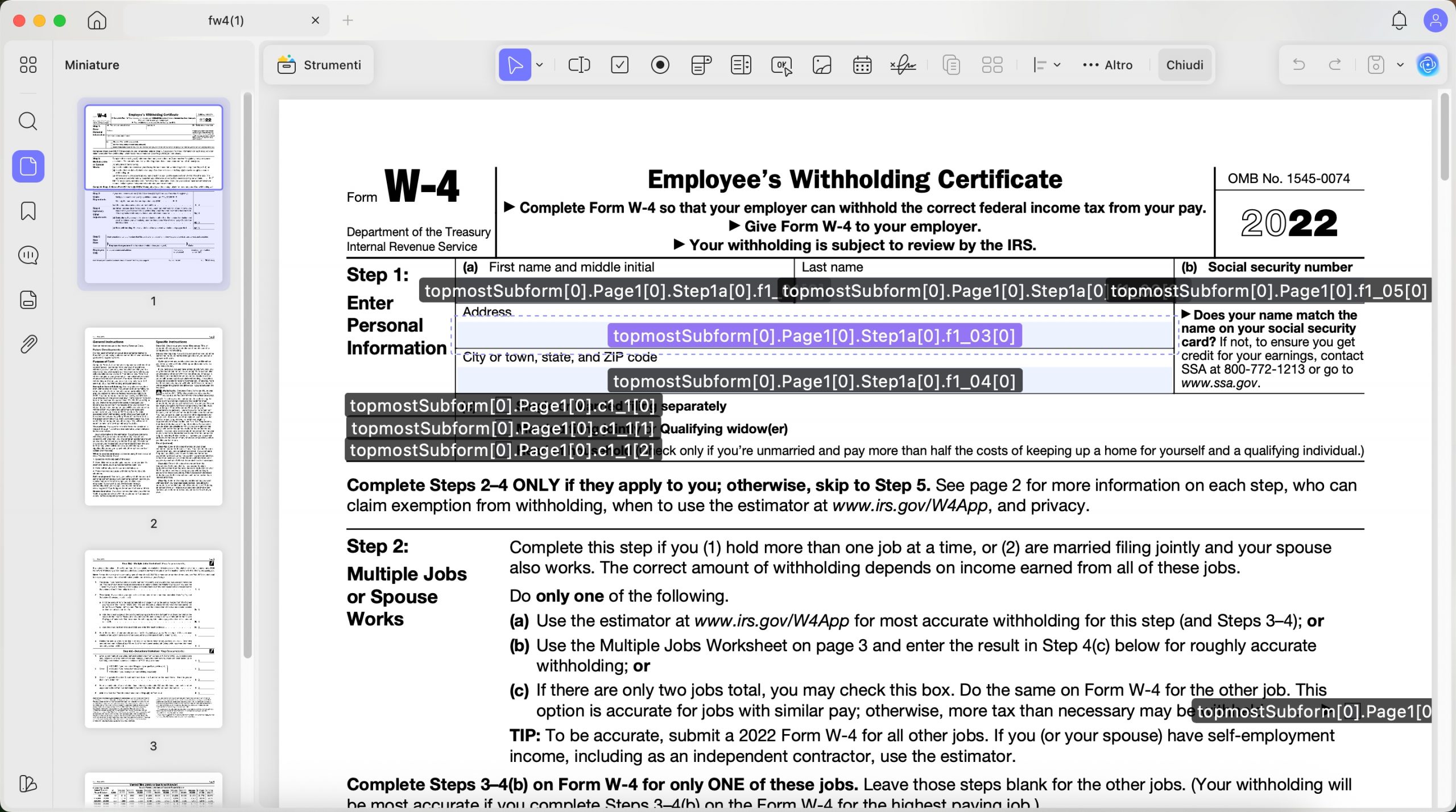 fill pdf form updf mac