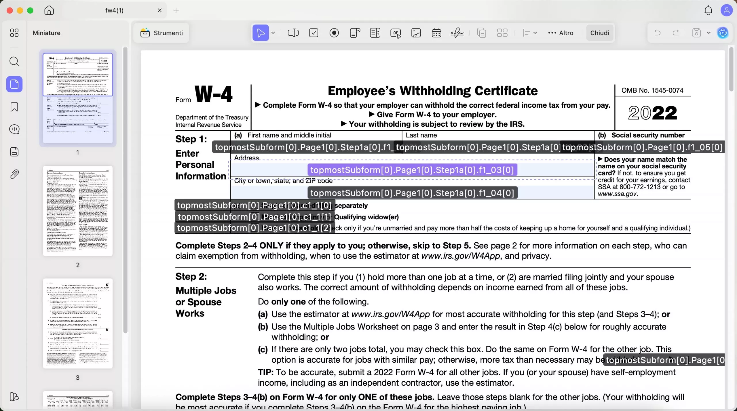 fill pdf form updf mac