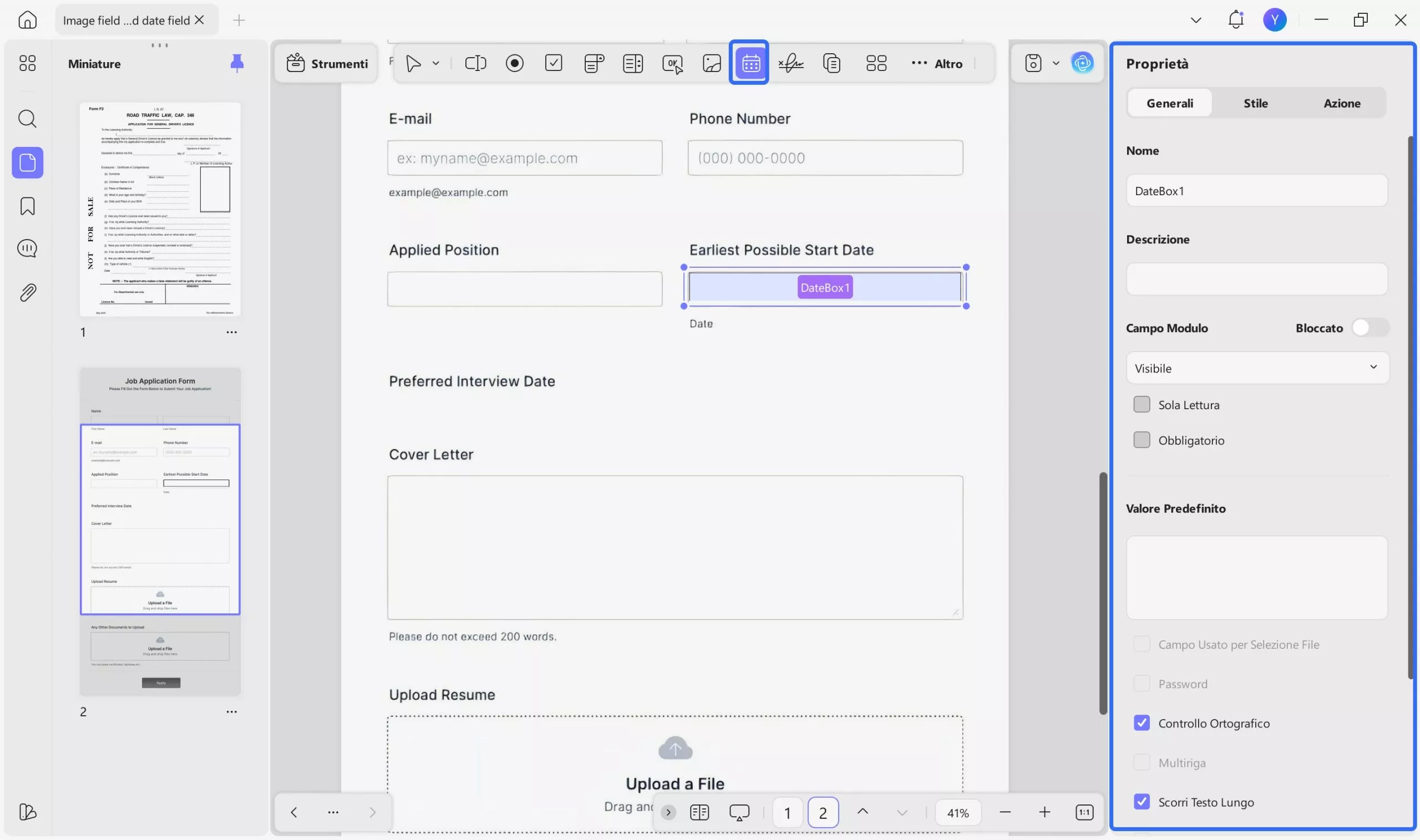 add digital signature from form modes updf windows 2