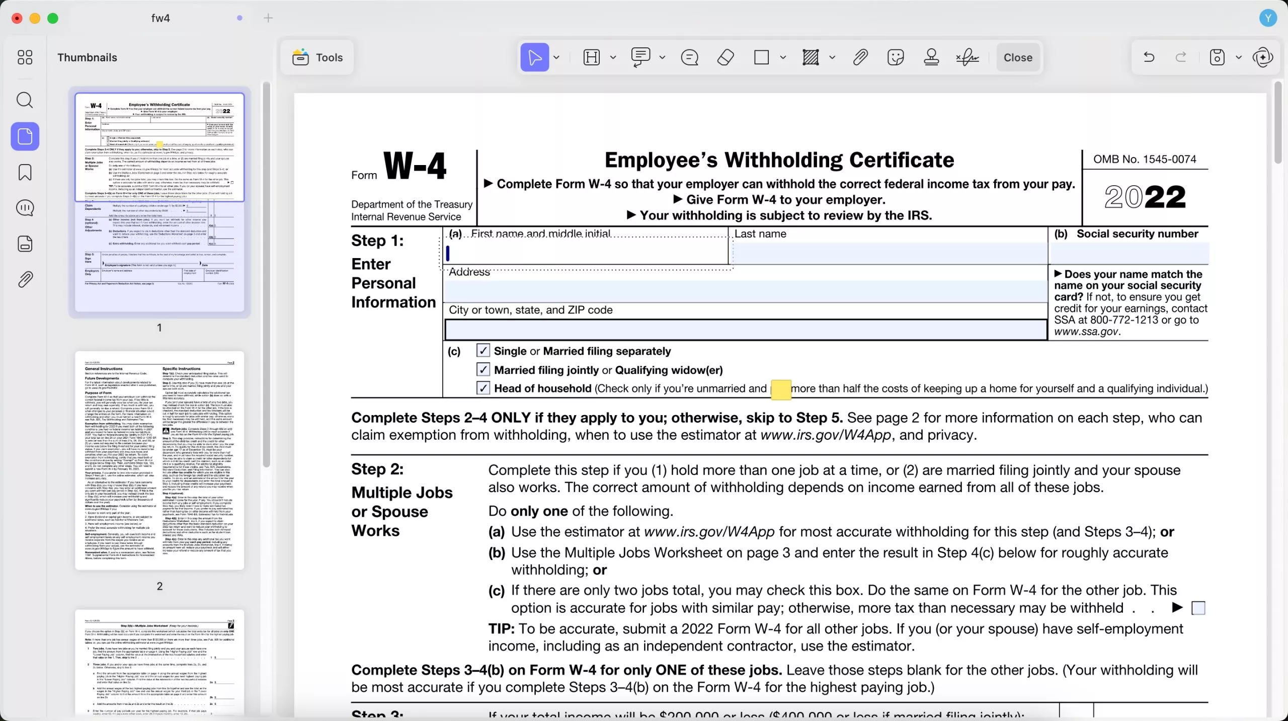 fill pdf form updf mac