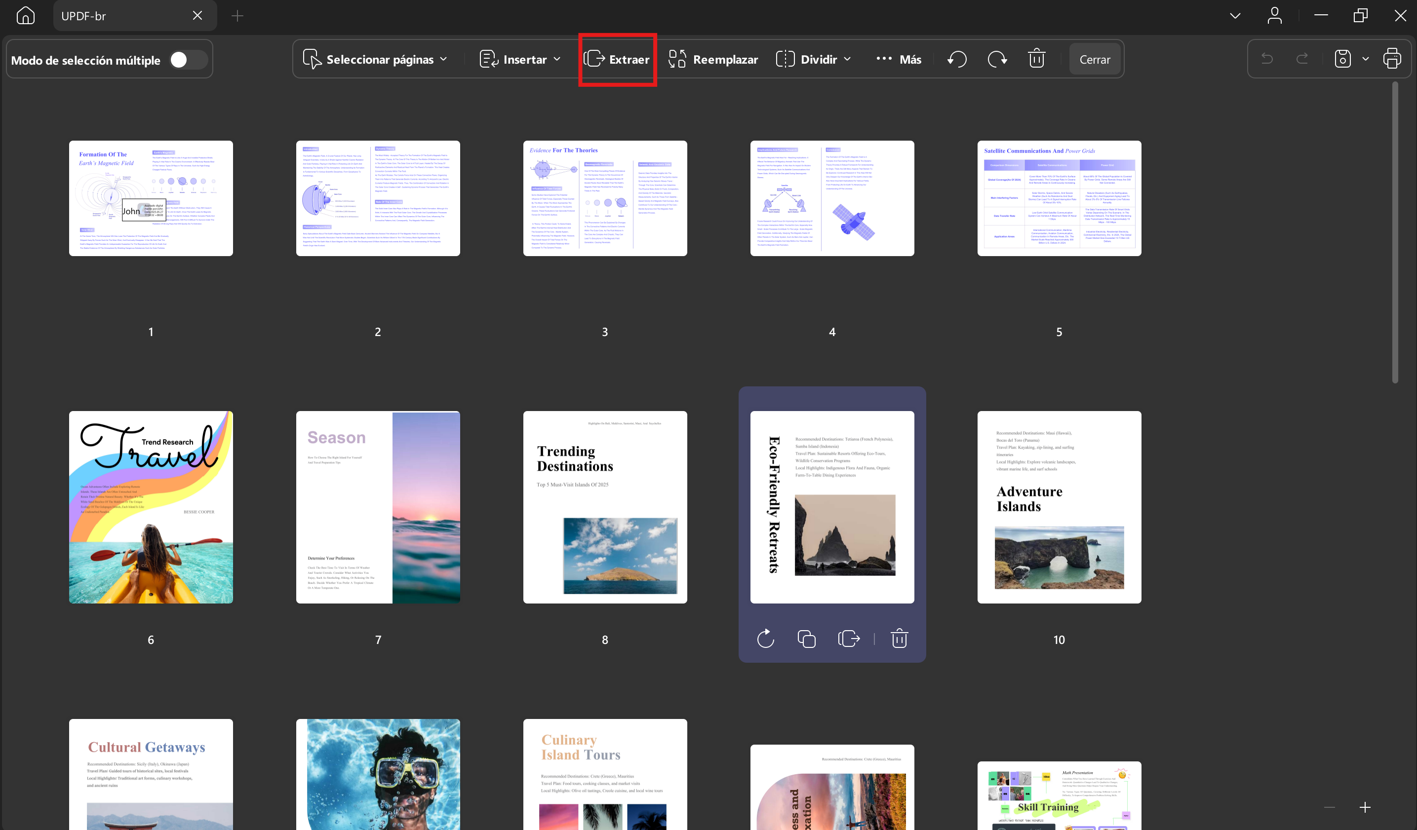 Extract pages as image files or image based PDF