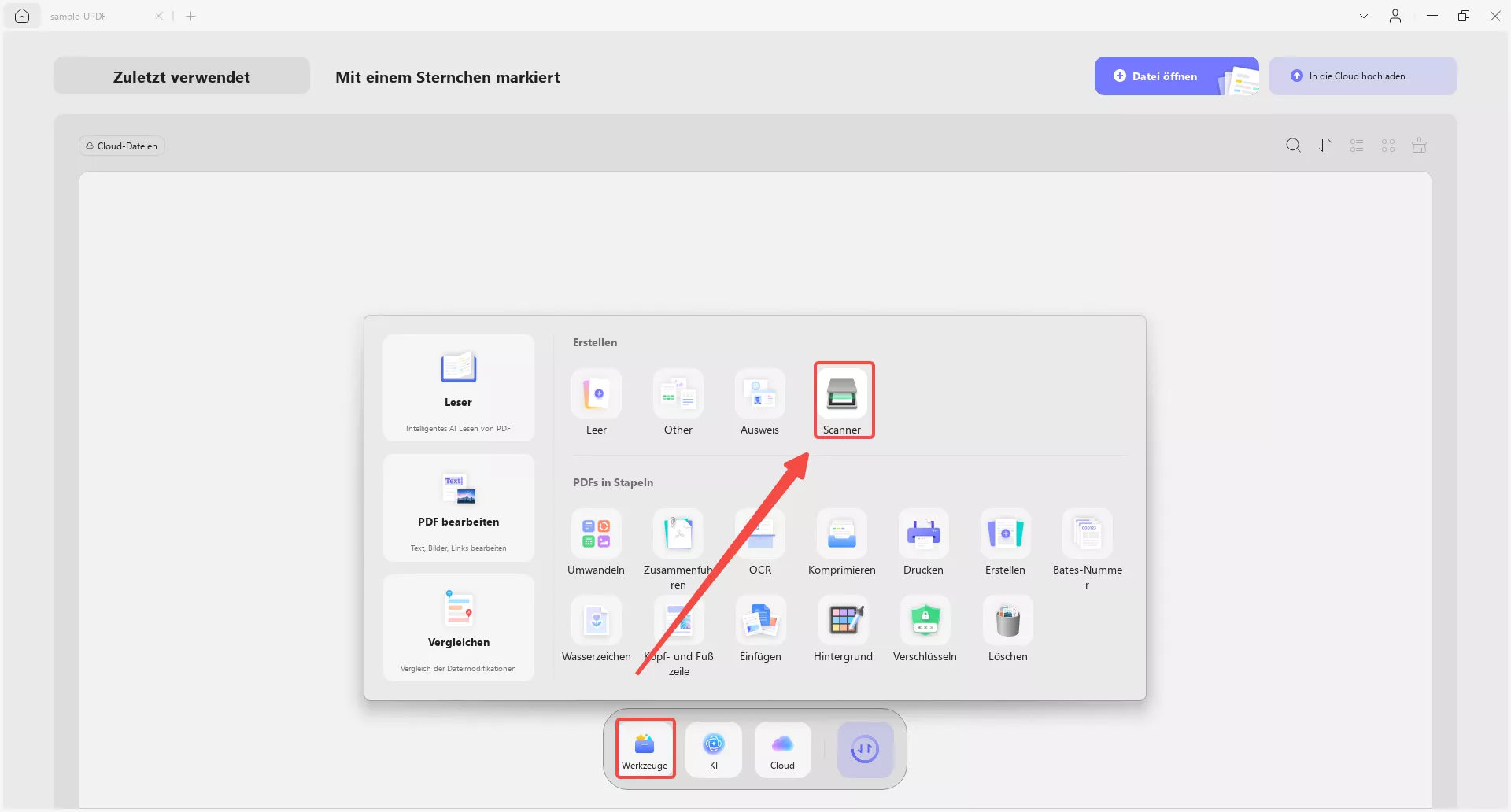 PDF vom Scanner erstellen
