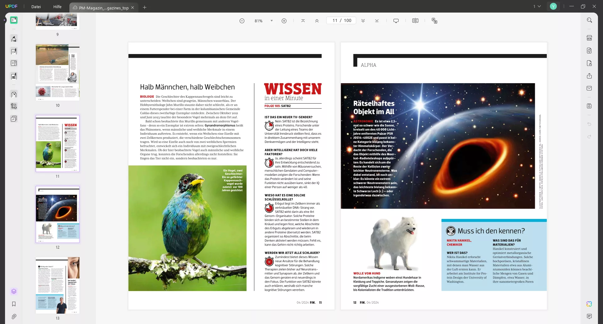 updf Einmalkauf PDF-Editor-Schnittstelle