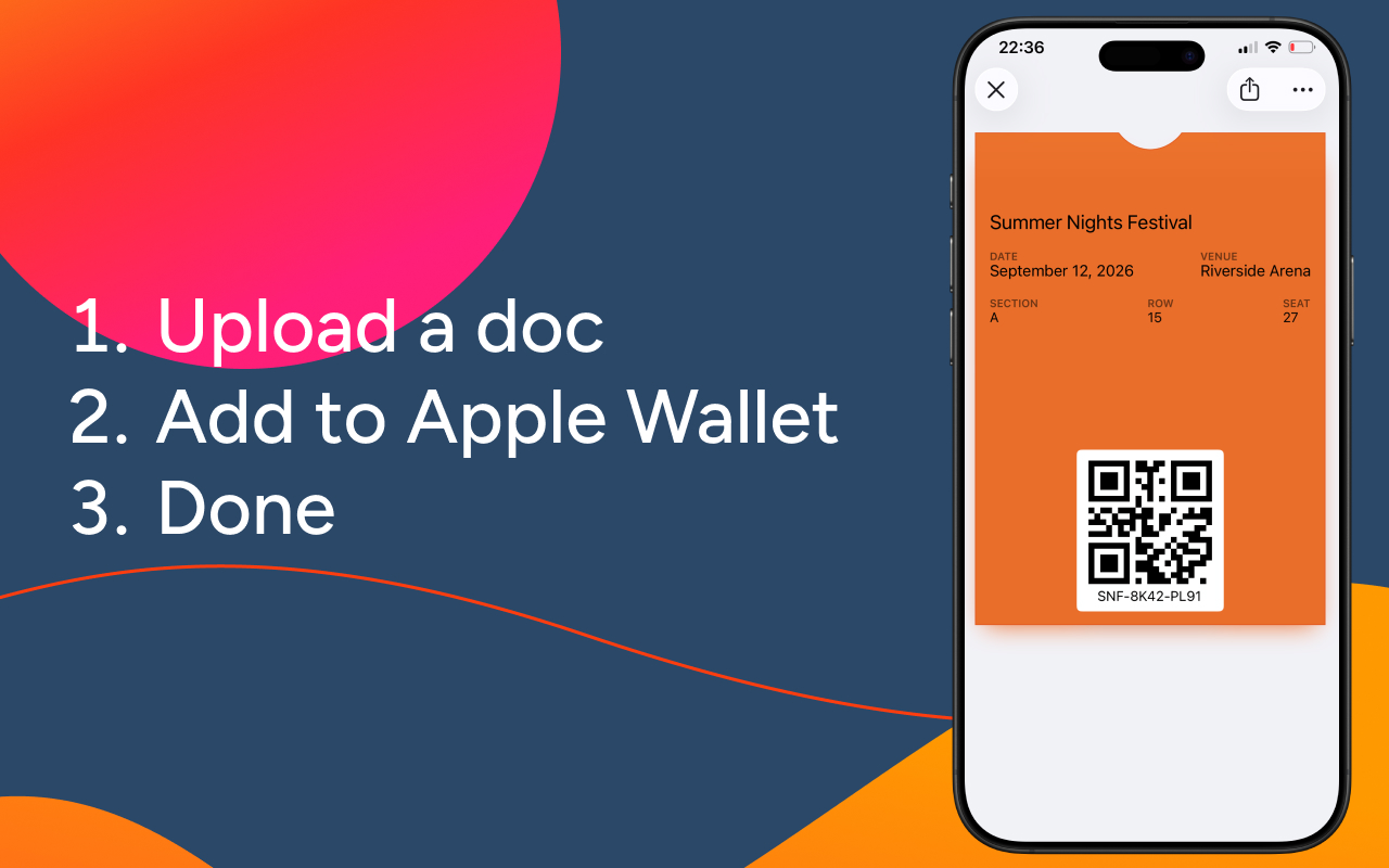 add pdf to apple wallet in walletpass