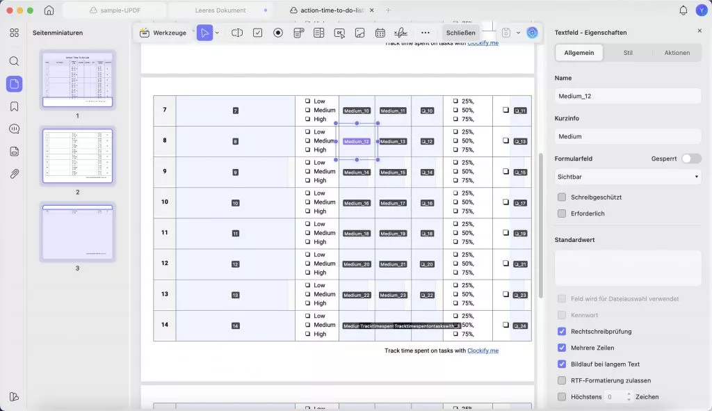 So füllen Sie Formulare in PDF-Dokumenten aus
