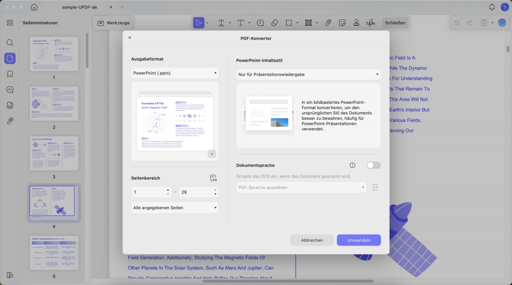 Für PowerPoint
