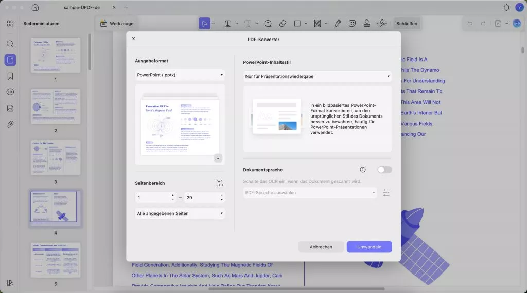 Für PowerPoint