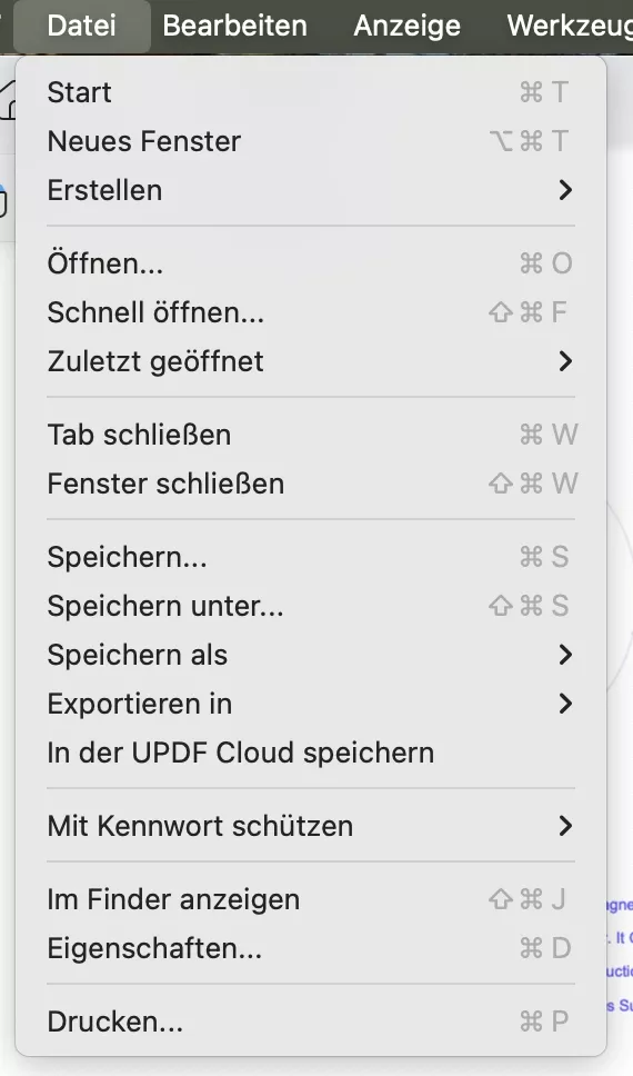 Datei-Schaltfläche