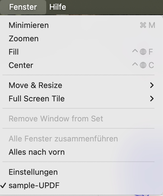 Fensterschaltfläche