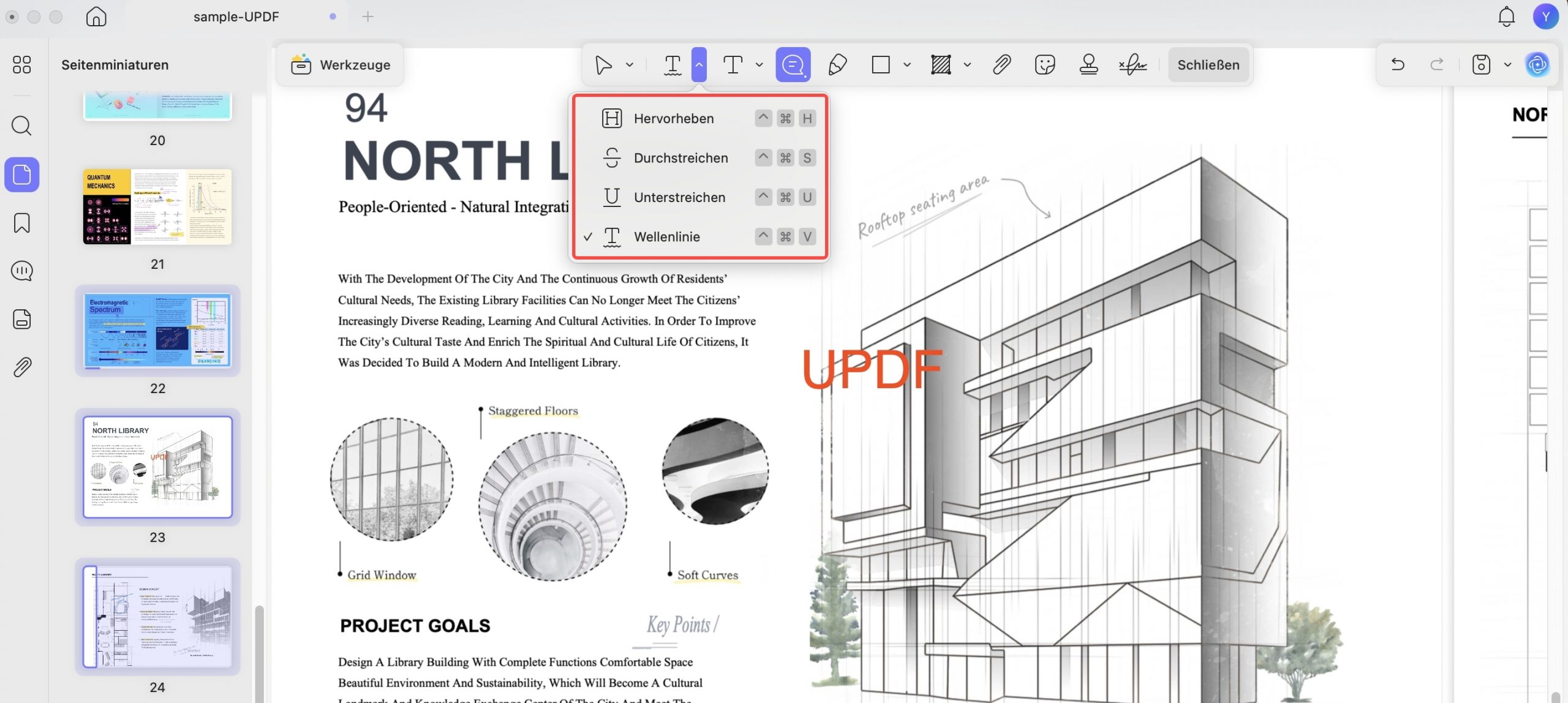 Highlight PDF Updf Mac 2