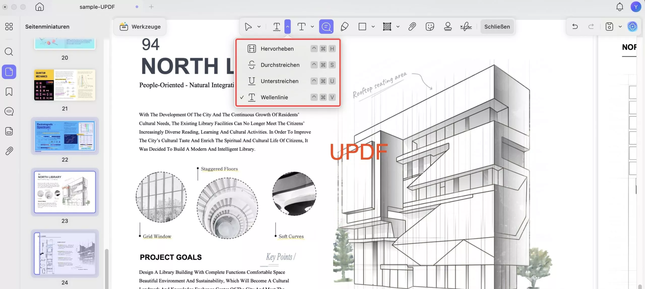 Highlight PDF Updf Mac 2