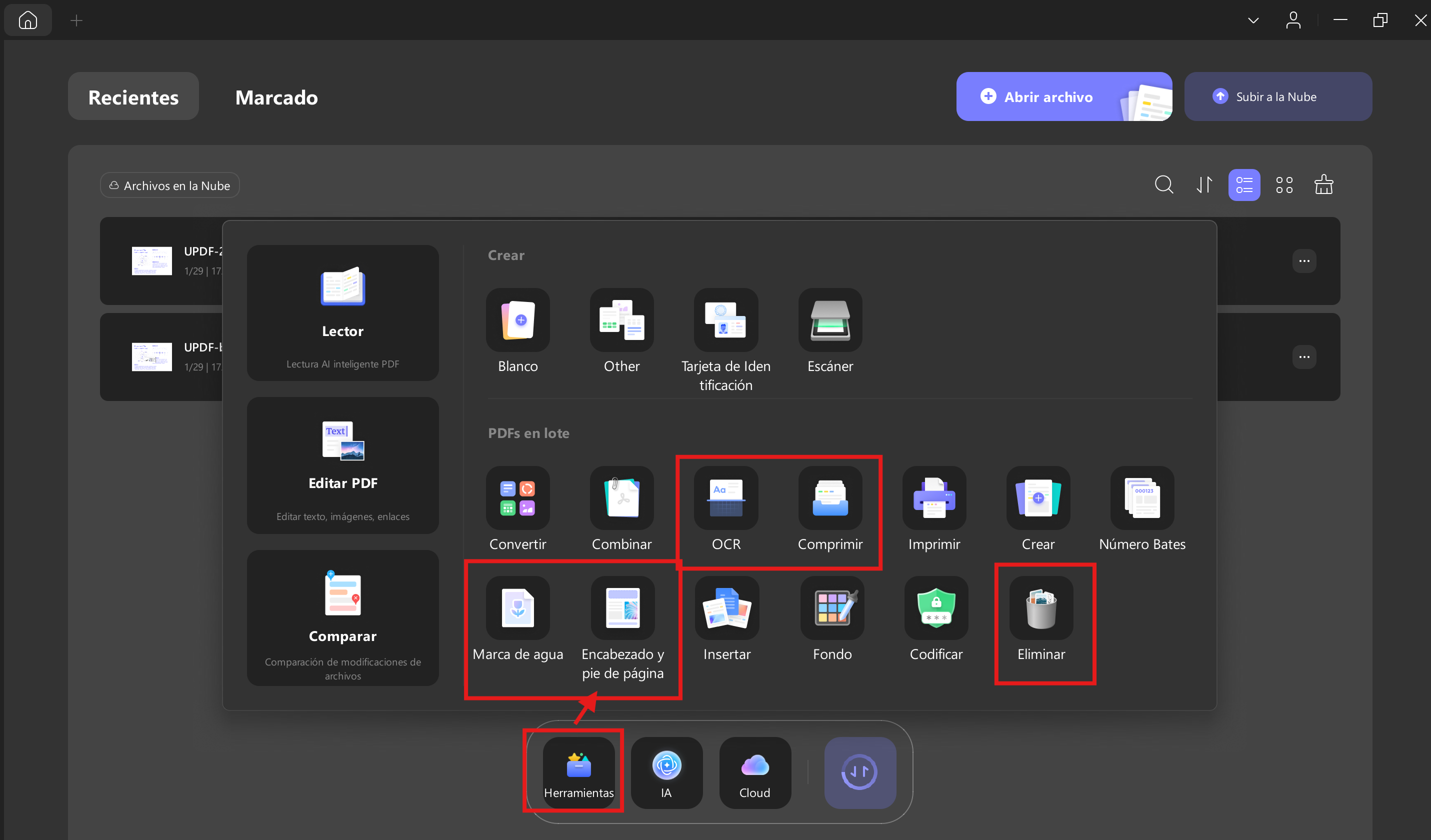 More batch process features updf 2 windows