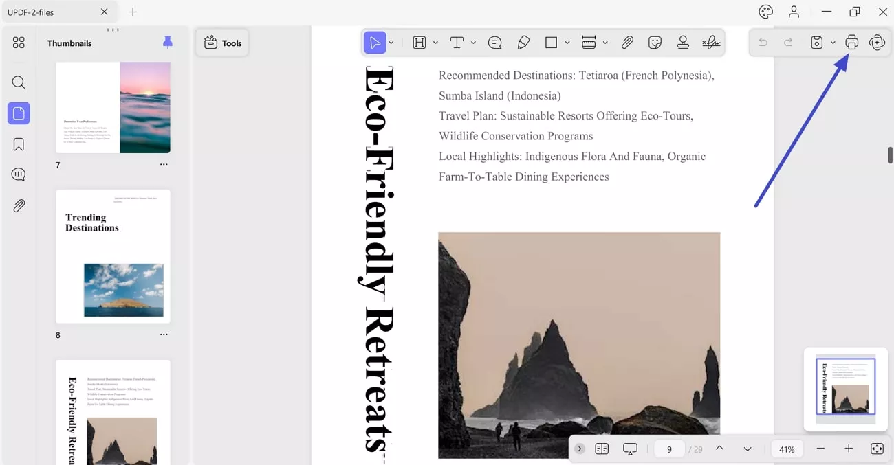 open print settings updf windows 2