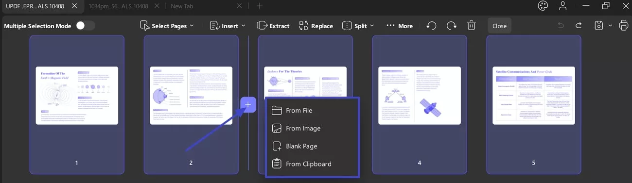 plus to insert within pdf updf windows 2
