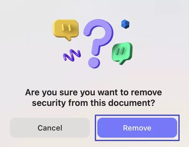 Odebrat existující heslo z PDF updf na Macu