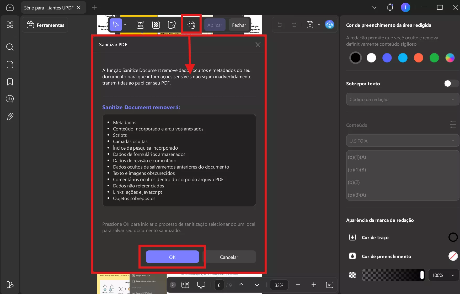sanitizar pdf