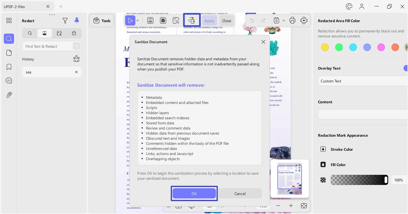 dezynfekcja pdf updf windows