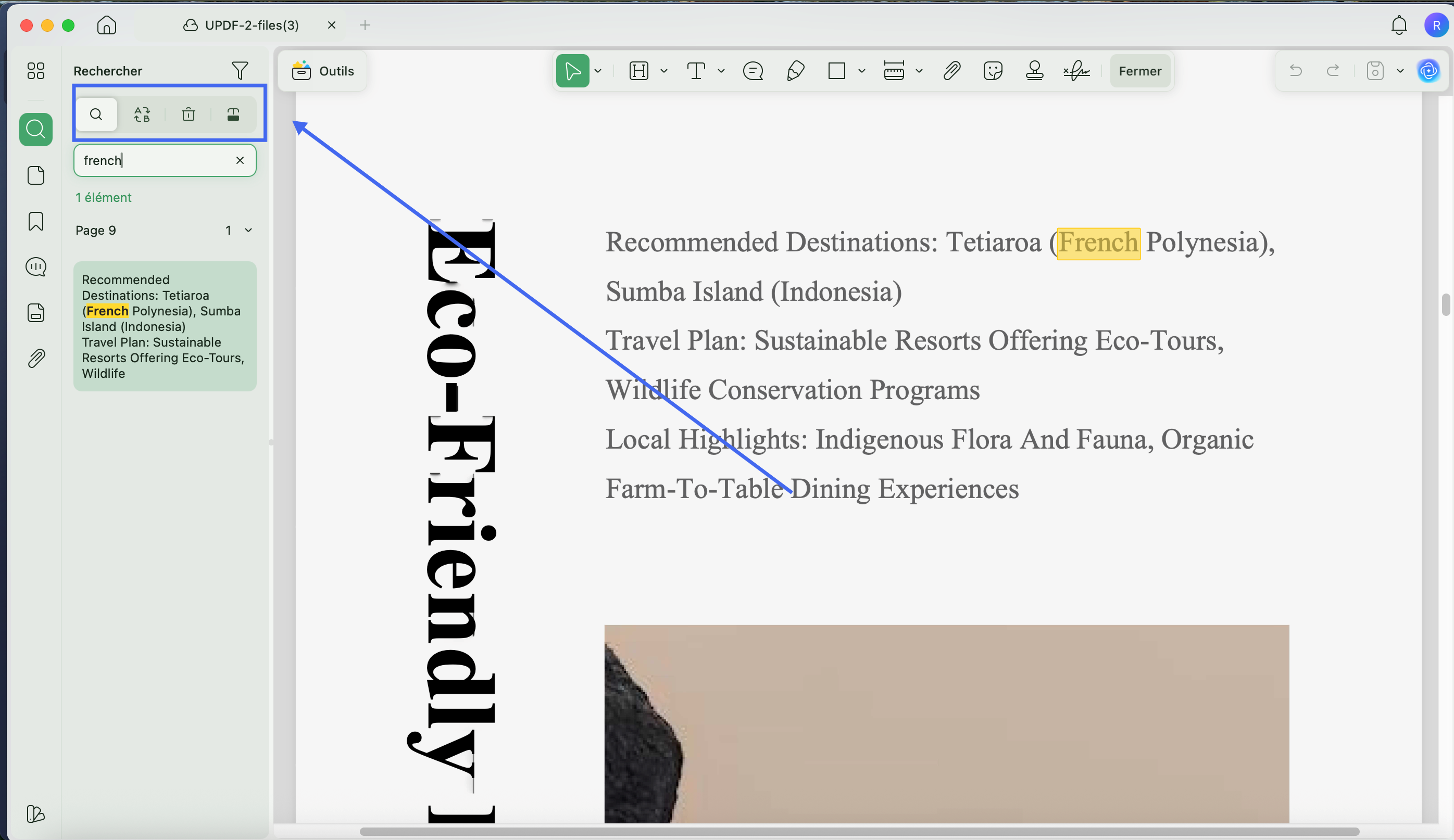 Find to replace and remove text in UPDF 2 Mac